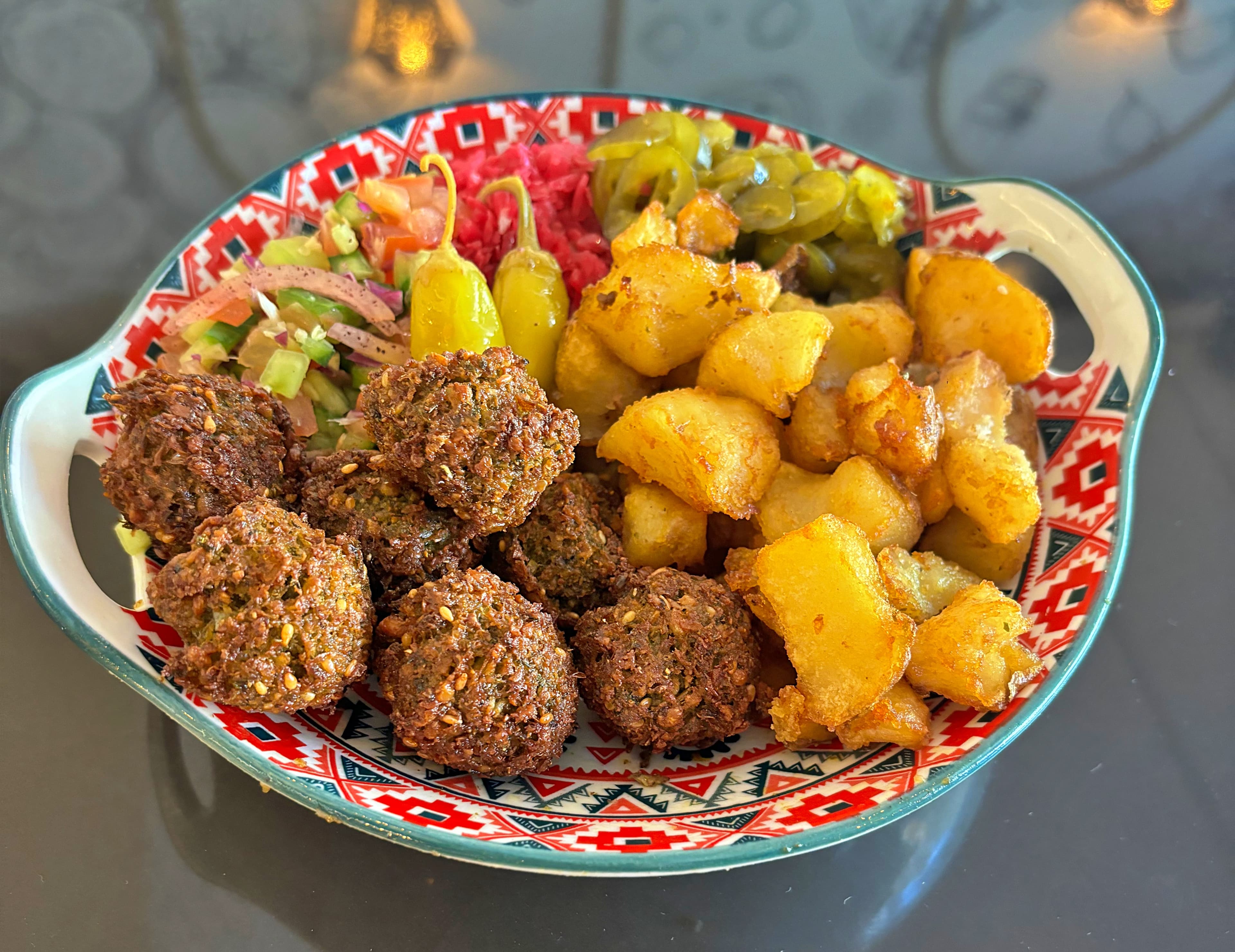 The Falafel Guy spread